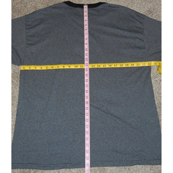 Genesis Turn it on Again Band Graphic Men's Dark Gray Ringer T-Shirt XL Tee ROCK - Picture 5 of 5